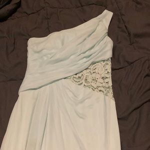 Teal bridesmaid dress